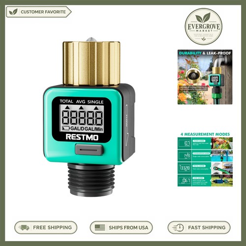 Brass water flow meter with - brass,